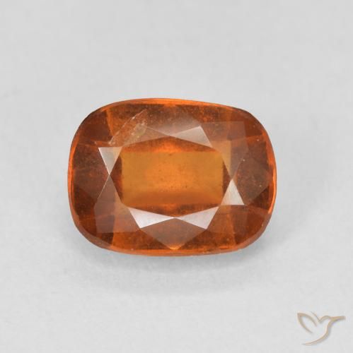 2.17ct 天然 红橙色 钙铝榴石, 软垫, VS