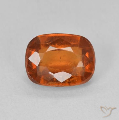 2.03ct 天然 火橙 钙铝榴石, 软垫, VS