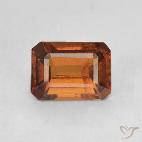 1.26ct 天然 中橙 钙铝榴石, 祖母绿式切割, VS
