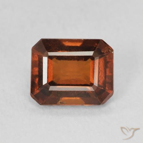 1.49ct 天然 中橙 钙铝榴石, 祖母绿式切割, VVS-VS