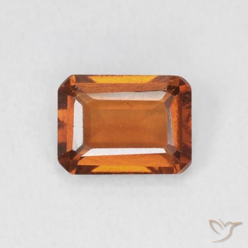 1.40ct 天然 深橙色 钙铝榴石, 祖母绿式切割, VVS-VS
