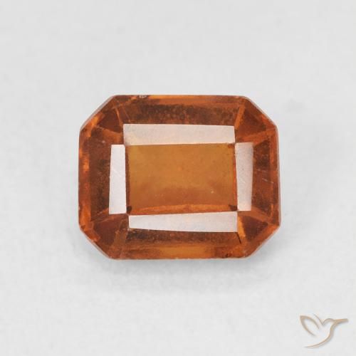 1.71ct 天然 深橙色 钙铝榴石, 祖母绿式切割, VS