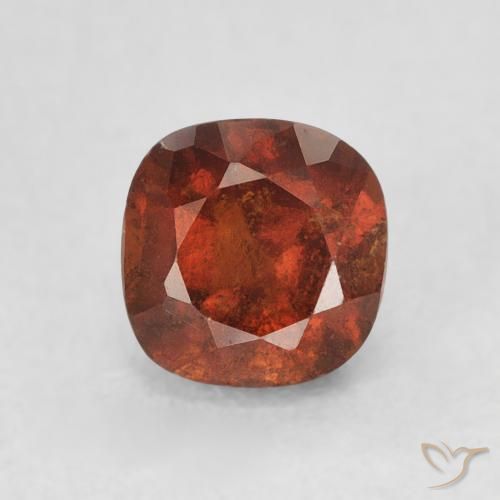 0.99ct 天然 红橙色 钙铝榴石, 软垫, VS