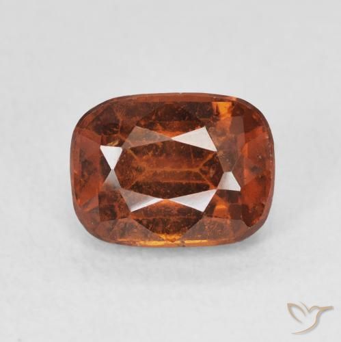 2.18ct 天然 火橙 钙铝榴石, 软垫, VS-SI