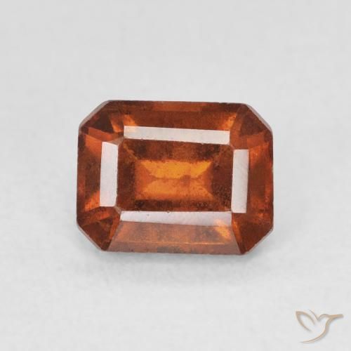 1.64ct 天然 红橙色 钙铝榴石, 祖母绿式切割, VS-SI