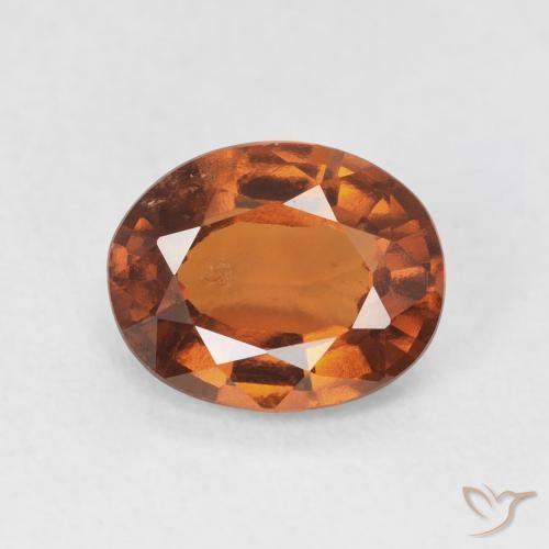 1.83ct 天然 深橙色 钙铝榴石, 椭圆形, VS