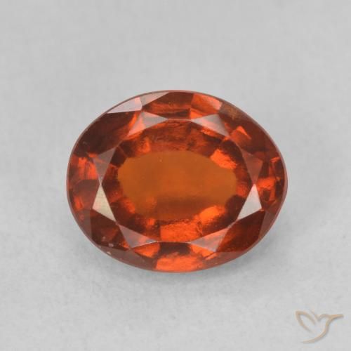 1.99ct 天然 火橙 钙铝榴石, 椭圆形, VS-SI