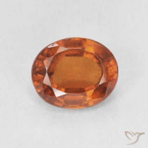 1.94ct 天然 红橙色 钙铝榴石, 椭圆形, VS