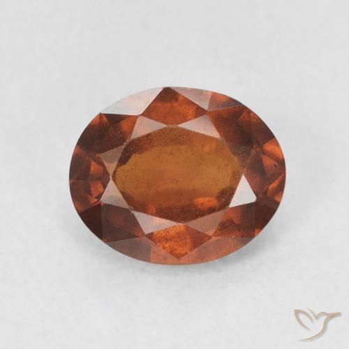 1.87ct 天然 琥珀橙 钙铝榴石, 椭圆形, VS