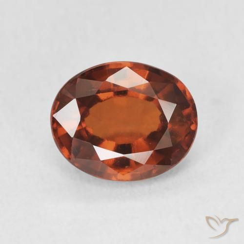 2.52ct 天然 深橙色 钙铝榴石, 椭圆形, VVS-VS