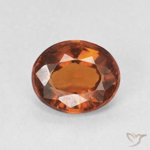 1.83ct 天然 红橙色 钙铝榴石, 椭圆形, VS-SI
