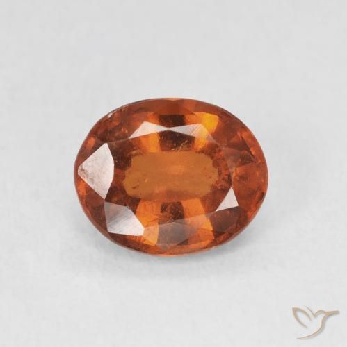 1.94ct 天然 深橙色 钙铝榴石, 椭圆形, VS-SI