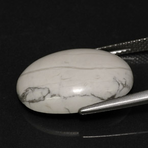 9.46克拉天然硅硼钙石，椭圆形切割，不透明