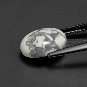 2.66克拉天然豪石，椭圆形切割，不透明