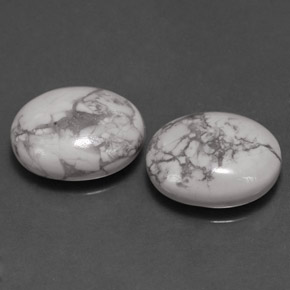 克拉天然硅硼钙石，椭圆形切割，不透明