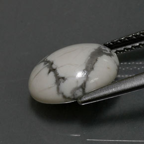 2.48克拉天然豪石，椭圆形切割，不透明