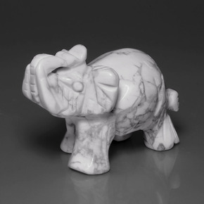 342.26克拉天然白色豪石，异形，51.9×38毫米，不透明