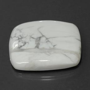 78.87克拉天然白色豪石，垫形剪裁，33.2×33.1毫米，不透明