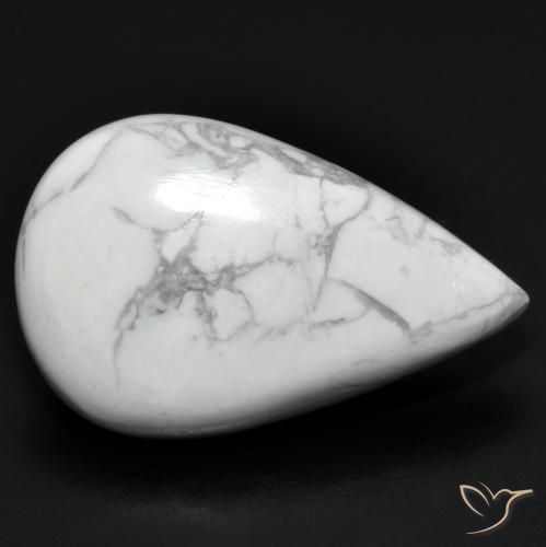 19.07克拉天然硅硼钙石，梨形，不透明
