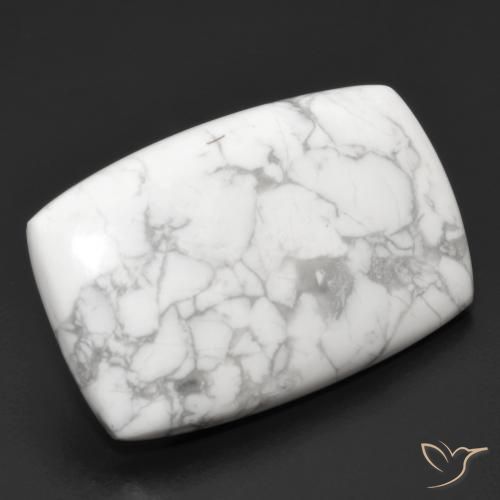 23.89ct 天然 灰白色 硅硼钙石, 软垫, 不透明