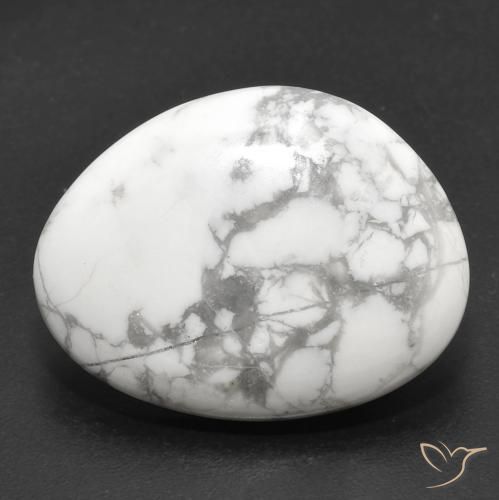 16.57ct 天然 灰白色 硅硼钙石, 花式切割, 不透明