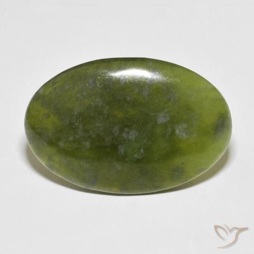 35.26ct 天然 大地绿 符山石, 椭圆形, 不透明