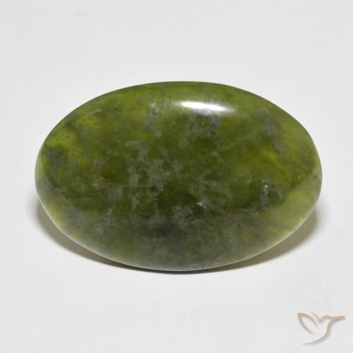 39.68ct 天然 大地绿 符山石, 椭圆形, 不透明