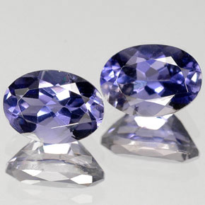 克拉天然堇青石，椭圆形切割，VS