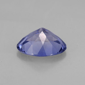 1.29克拉天然紫罗兰色堇青石，椭圆形切割，8.9×6.9毫米，VS