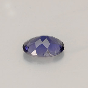 0.59克拉天然紫罗兰色堇青石，椭圆形切割，7×5毫米，VS