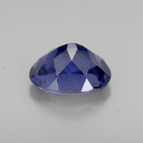 1.23克拉天然堇青石，椭圆形切割，8.2×6.3毫米，VS-SI