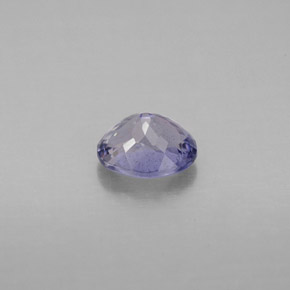 0.65克拉天然紫罗兰色堇青石，椭圆形切割，6.3×5.2毫米，VS