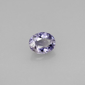0.52克拉天然堇青石，椭圆形切割，5.9×4.8毫米，VS-SI