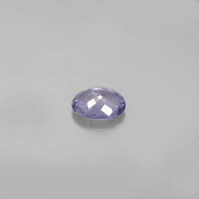 0.57克拉天然堇青石，椭圆形切割，6.4×5.2毫米，VVS-VS