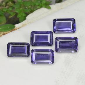 2.52天然堇青石，祖母绿式切割，5.9×3.9毫米，VS