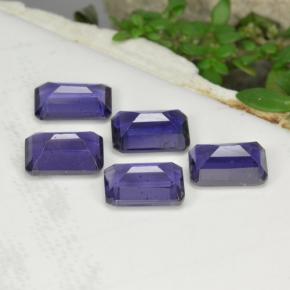 2.52天然堇青石，祖母绿式切割，5.9×3.9毫米，VS