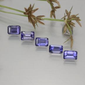 2.66天然堇青石，祖母绿式切割，6.1×3.9毫米，VS