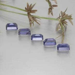 2.66天然堇青石，祖母绿式切割，6.1×3.9毫米，VS