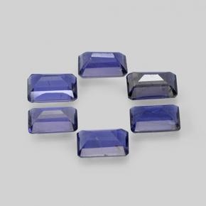2.83天然堇青石，祖母绿式切割，6×3.9毫米，VS