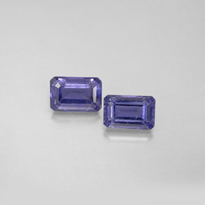 克拉天然堇青石，祖母绿式切割，VS