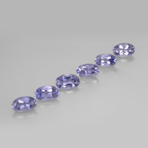 克拉天然堇青石，椭圆形切割，VS