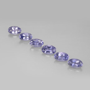 克拉天然堇青石，椭圆形切割，VS