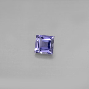 0.55克拉天然堇青石，方形，4.8×4.8毫米，VS