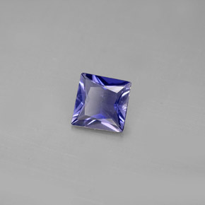 0.70克拉天然堇青石，方形，6×5.9毫米，VS