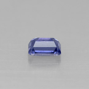 0.58克拉天然堇青石，祖母绿式切割，5.9×3.9毫米，VS-SI