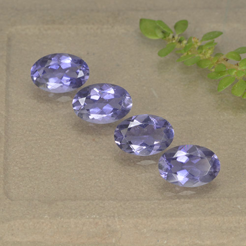1.52天然紫罗兰色堇青石，椭圆形切割，6×4.1毫米，VS