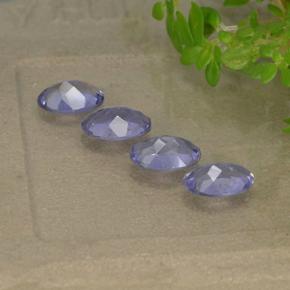 1.49天然紫罗兰色堇青石，椭圆形切割，6.1×4.1毫米，VS