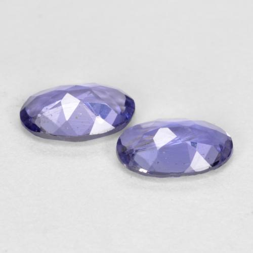 0.61天然堇青石，椭圆形切割，6×4.1毫米，VS