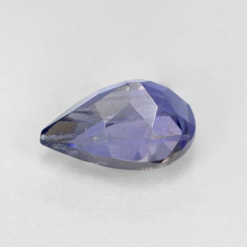 0.61克拉天然堇青石，梨形，7.1×4.9毫米，SI