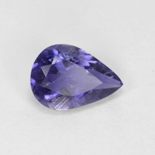 0.51克拉天然堇青石，梨形，6.9×4.8毫米，VS-SI